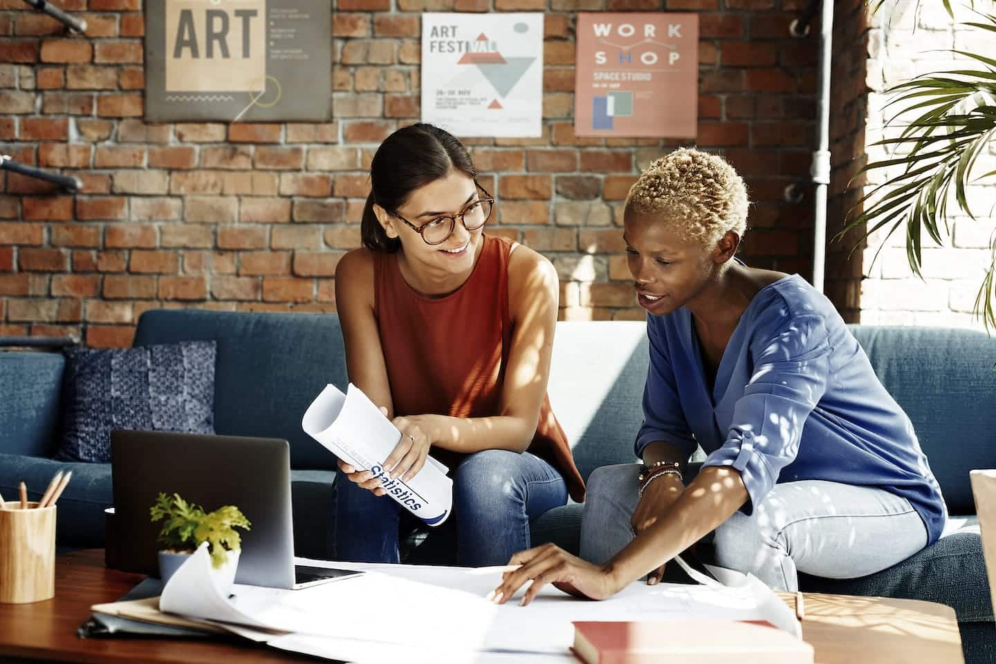 Businesswomen architecture blueprint brick studio ppy9uuf | brainchamptech